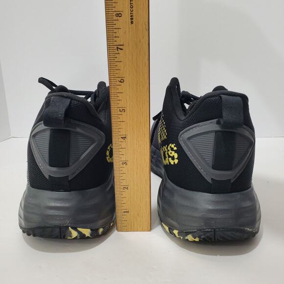 Men's Adidas Own The Game 2.0 Shoes Size 12 Grey Five Matte Gold GW5483 - Picture 4 of 9